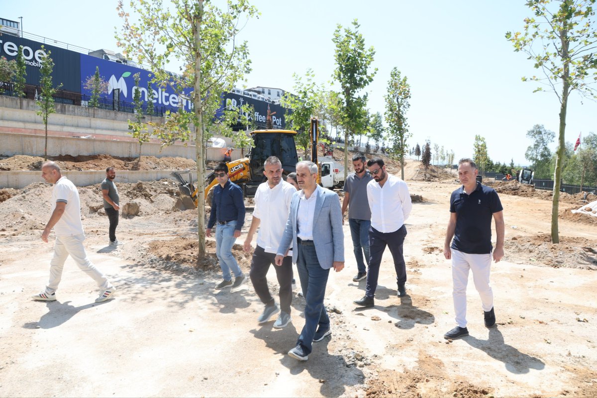 Başkan Çiftçi, FSM Parkı’ndaki çalışmaları inceledi