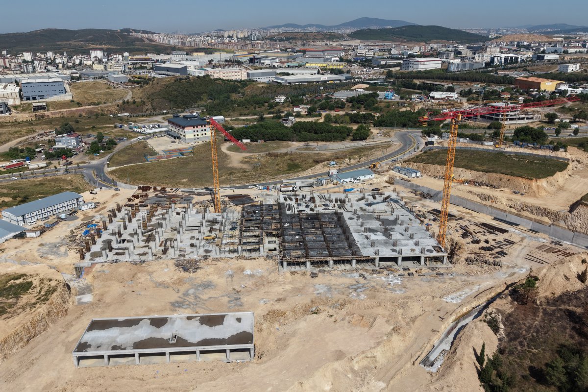 Çayırova Devlet Hastanesi’nin inşaatı hızla ilerliyor