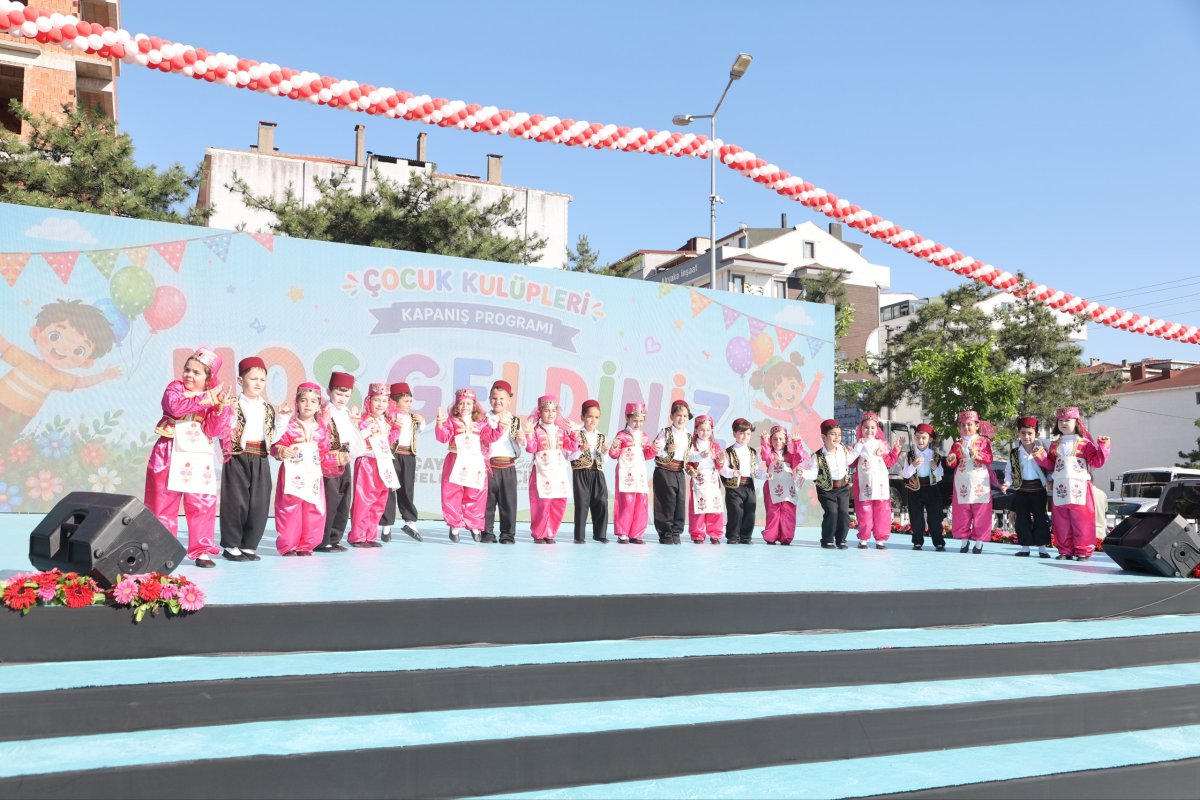 Çayırova Belediyesi Çocuk Kulüpleri’ne renkli kapanış