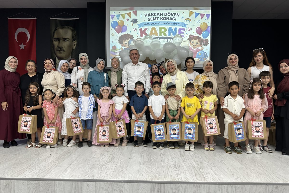  Çocuk Kulüpleri’nde karne coşkusu yaşandı