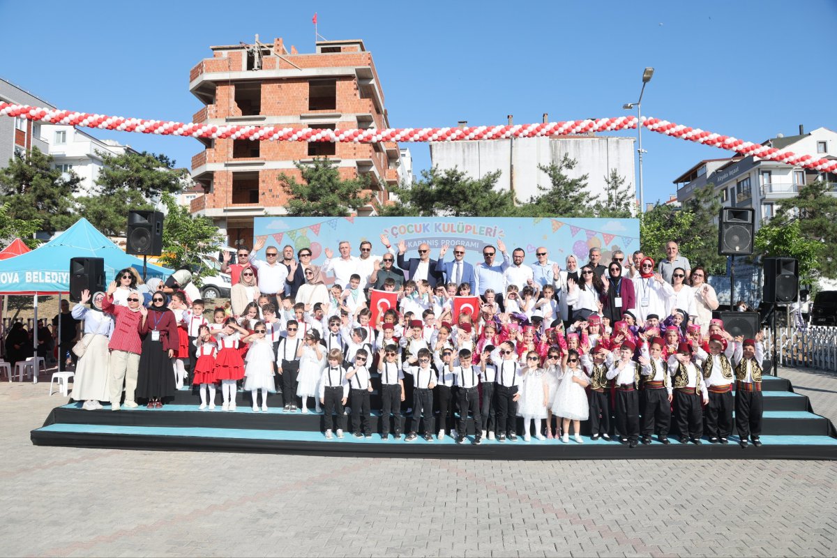  Çayırova Belediyesi Çocuk Kulüpleri’ne renkli kapanış