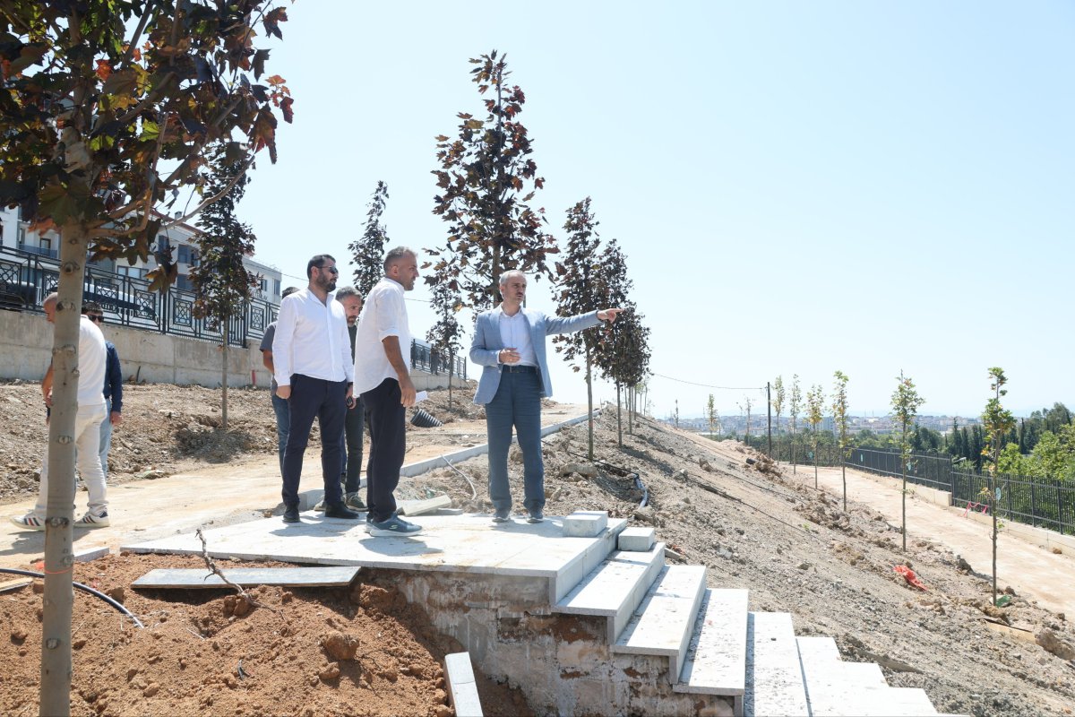 Başkan Çiftçi, FSM Parkı’ndaki çalışmaları inceledi