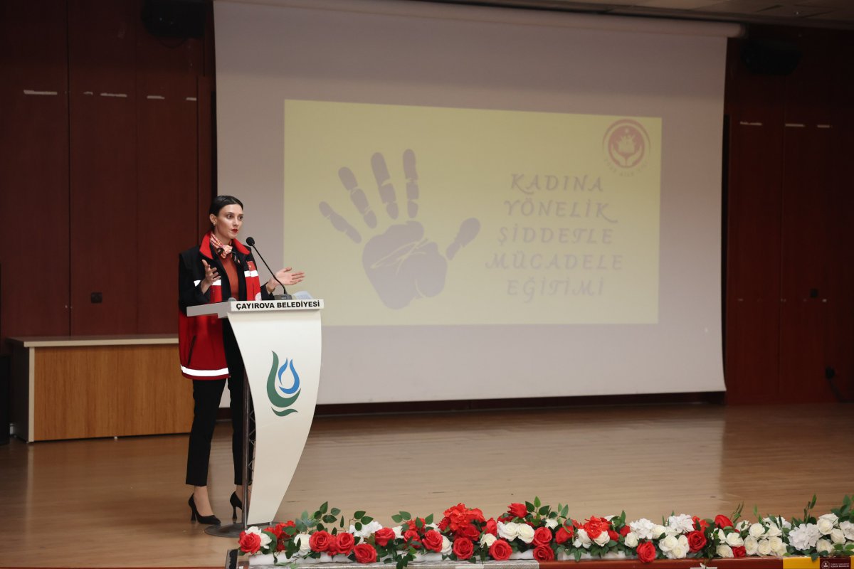  Çayırova’da Kadına Yönelik Şiddetle Mücadele Eğitimi gerçekleştirildi