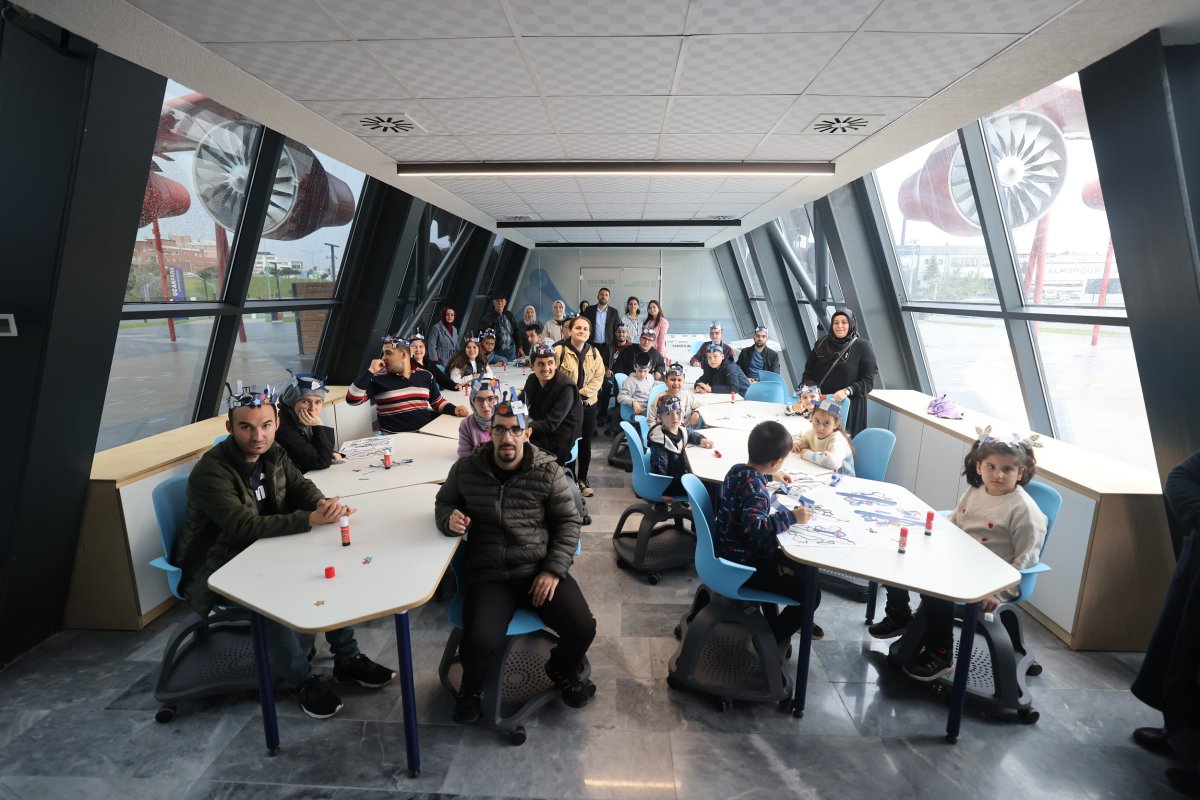 Özel öğrenciler, Uçak Park’ı ziyaret etti