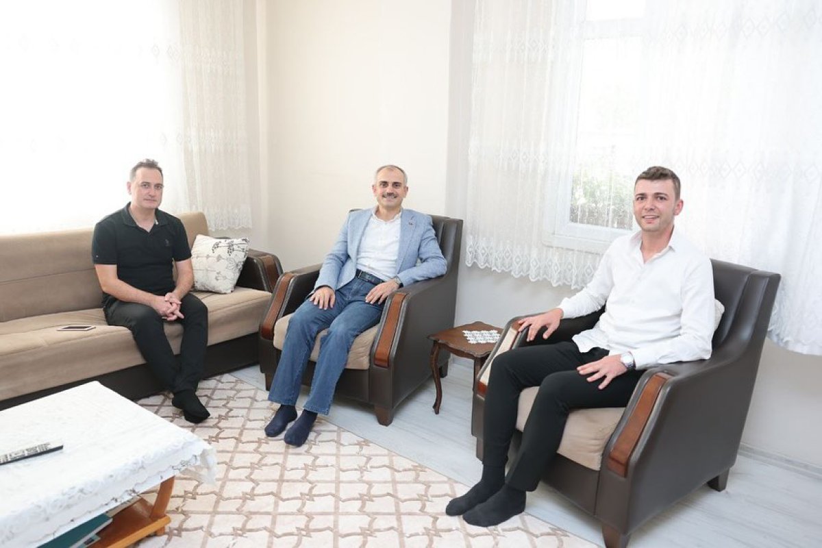 Başkan Çiftçi, ilçe sakinleriyle bir arada