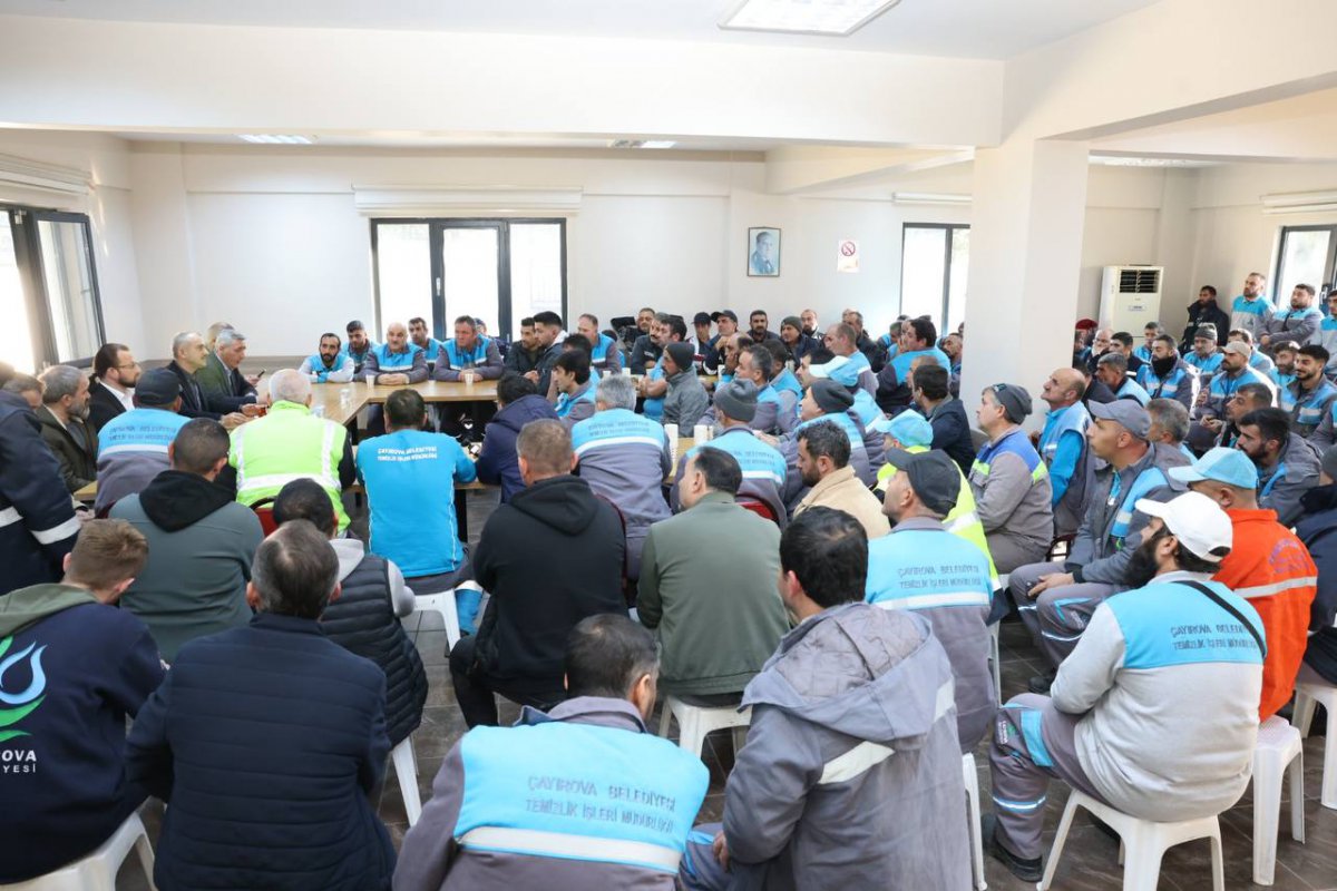 Çiftçi, “Emeğiniz, şehrimizi daha güzel ve temiz kılıyor”