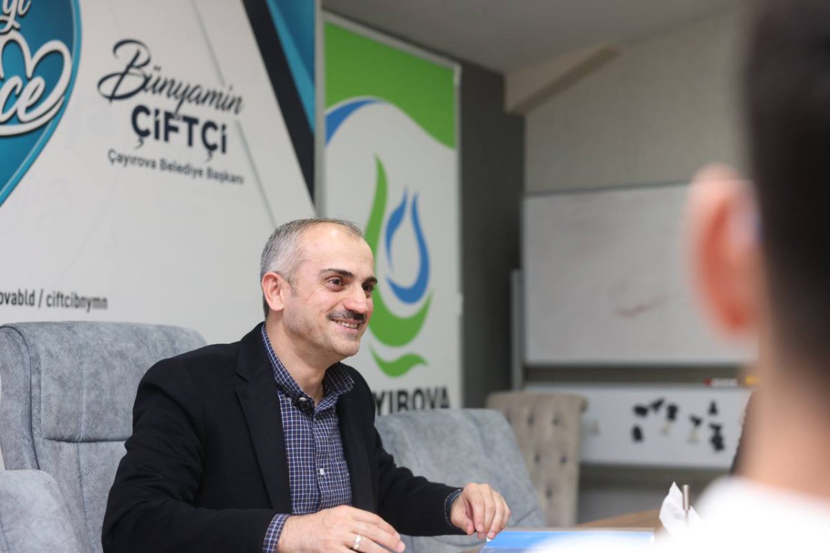 Çiftçi, üniversite öğrencileriyle bir araya geldi