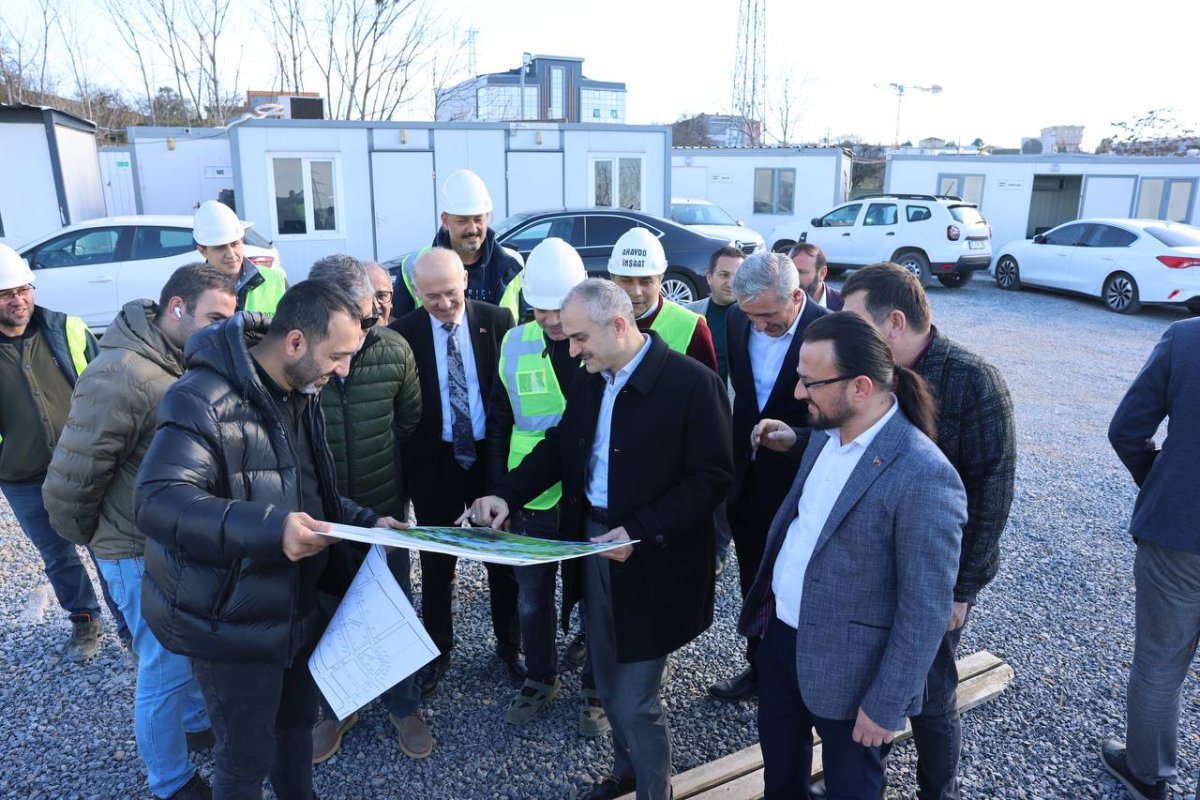 Çiftçi, spor lisesi inşaatını inceledi