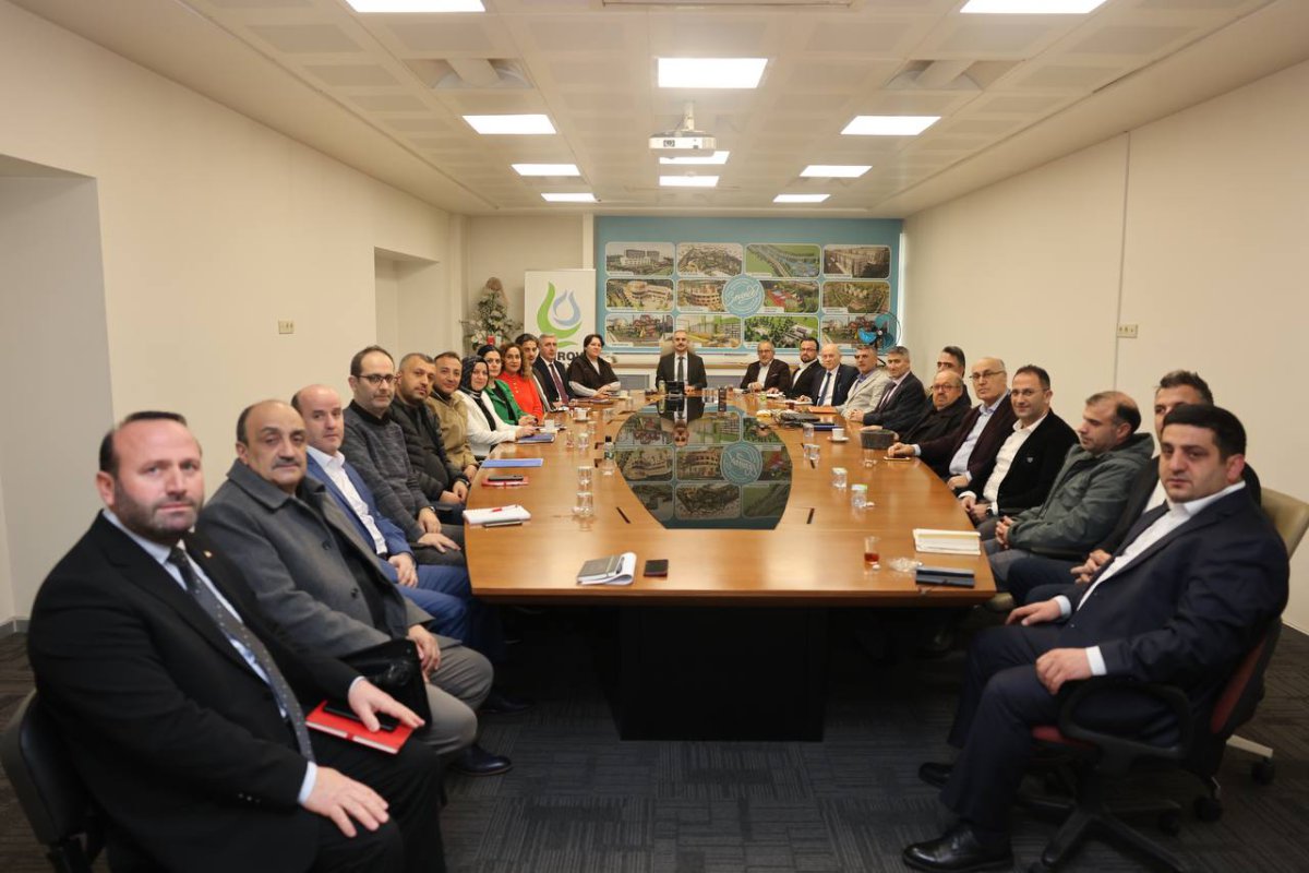 Çiftçi, birim müdürleriyle toplantı gerçekleştirdi