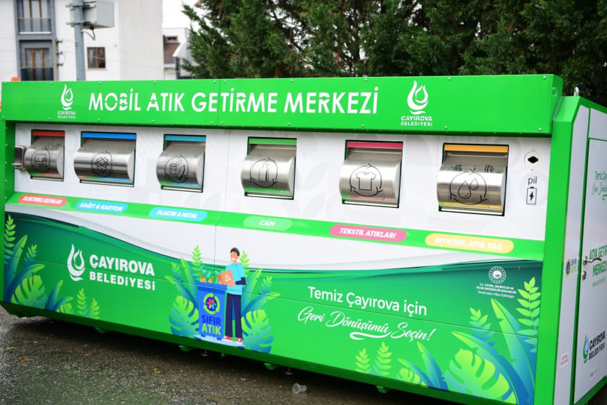 Çayırova’da 4 yeni noktaya atık getirme merkezi