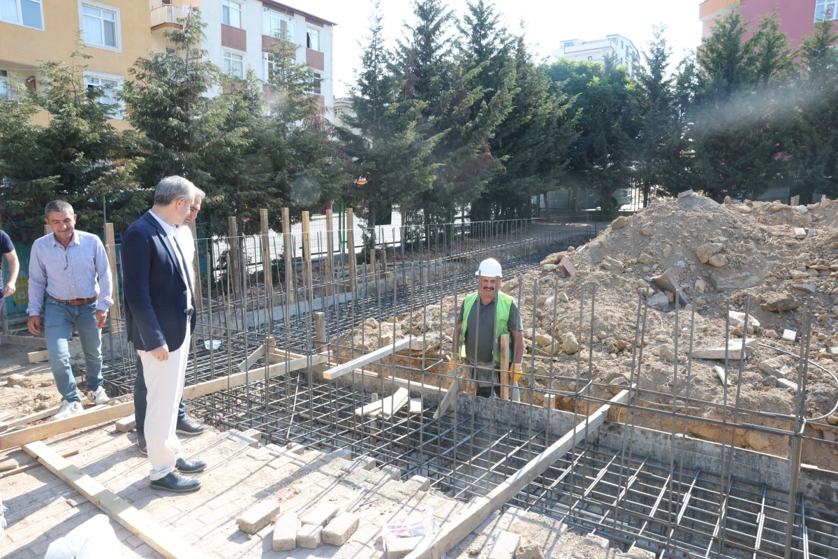 Çiftçi, e-sınav merkezi ve santral binası inşaatlarını inceledi