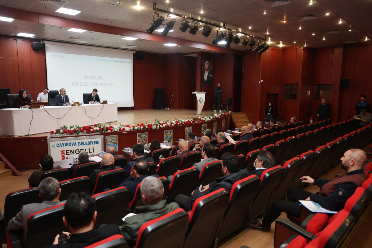 Çayırova’da yeni yılın ilk meclis toplantısı gerçekleştirildi