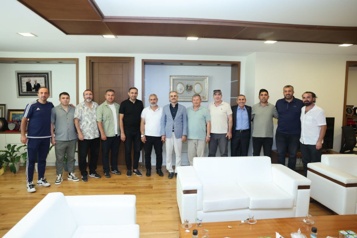 Çiftçi, amatör spor kulübü temsilcilerini ağırladı