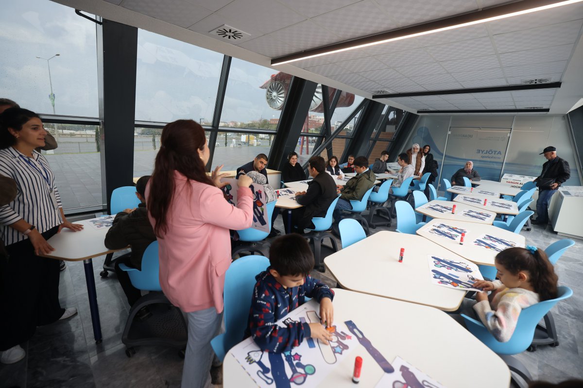 Özel öğrenciler, Uçak Park’ı ziyaret etti