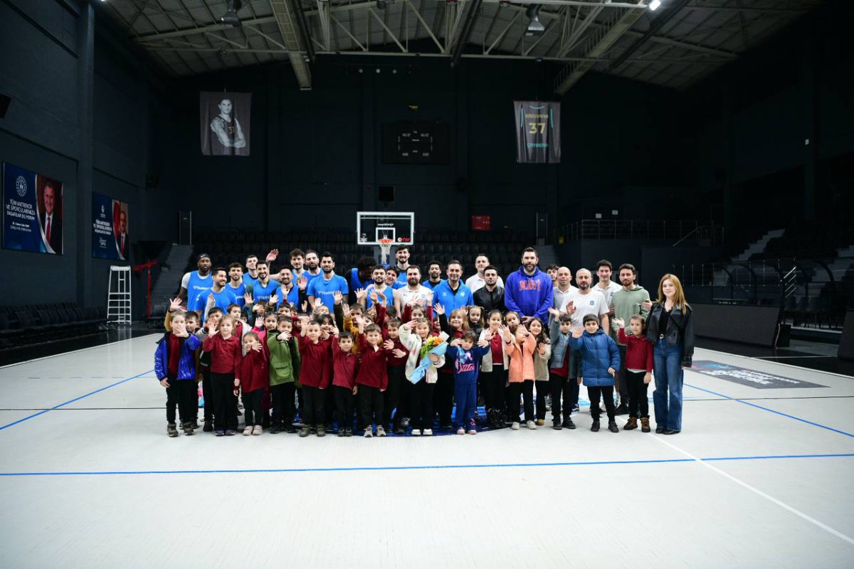 Minik basketbol sevdalıları, Çayırova’nın dev adamlarıyla buluştu