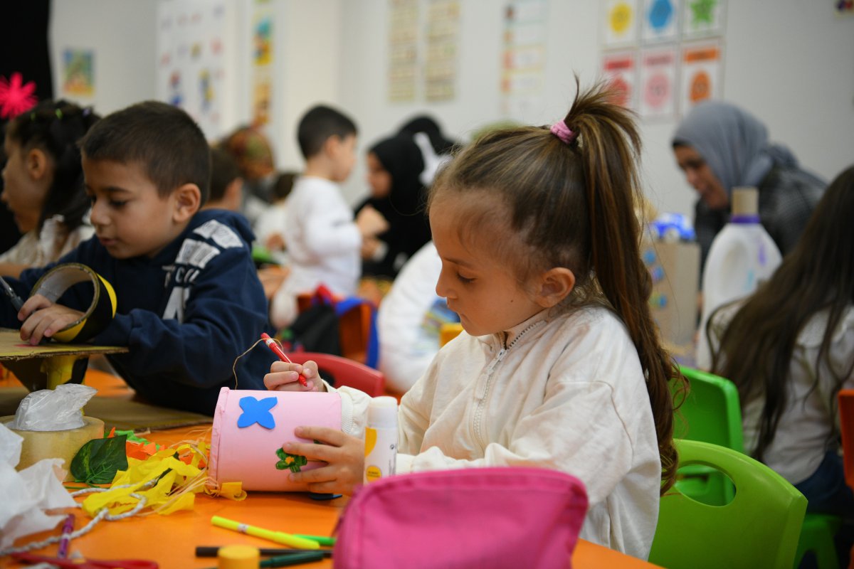 Çayırovalı minikler, geri dönüşüme katkı sağladı