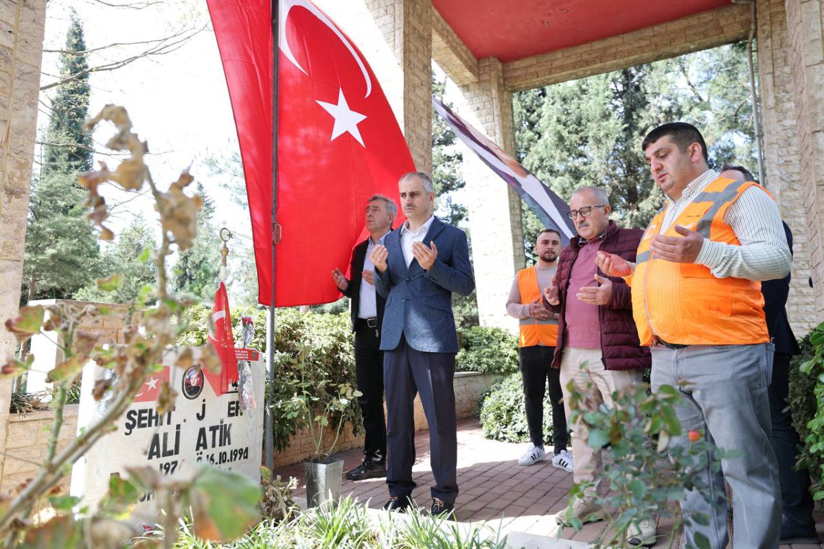 Çiftçi, kabir ziyareti yapan Çayırovalıları yalnız bırakmadı