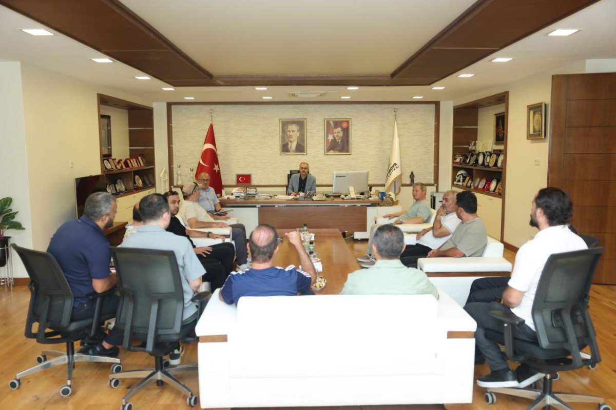 Çiftçi, amatör spor kulübü temsilcilerini ağırladı