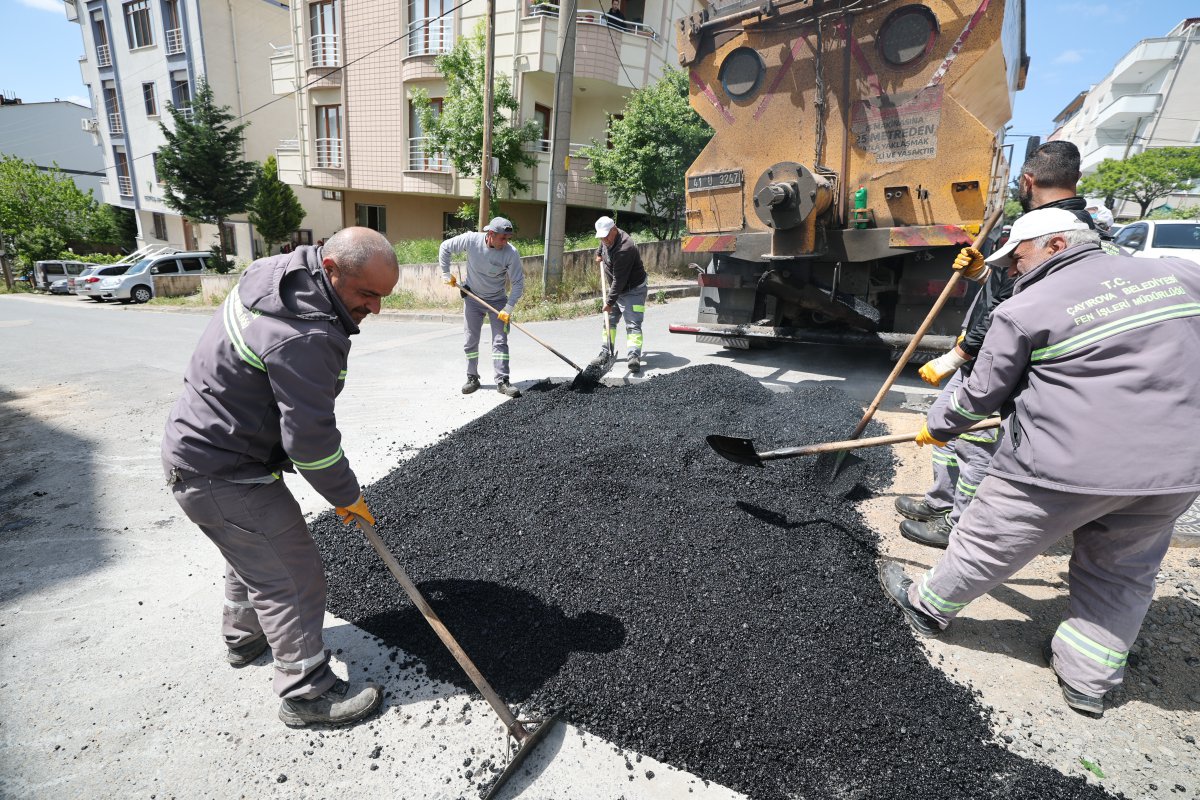 Fen işleri ekiplerinden yoğun çalışma