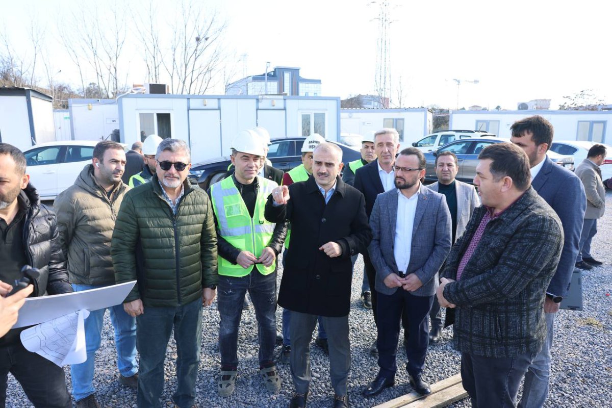 Çiftçi, spor lisesi inşaatını inceledi