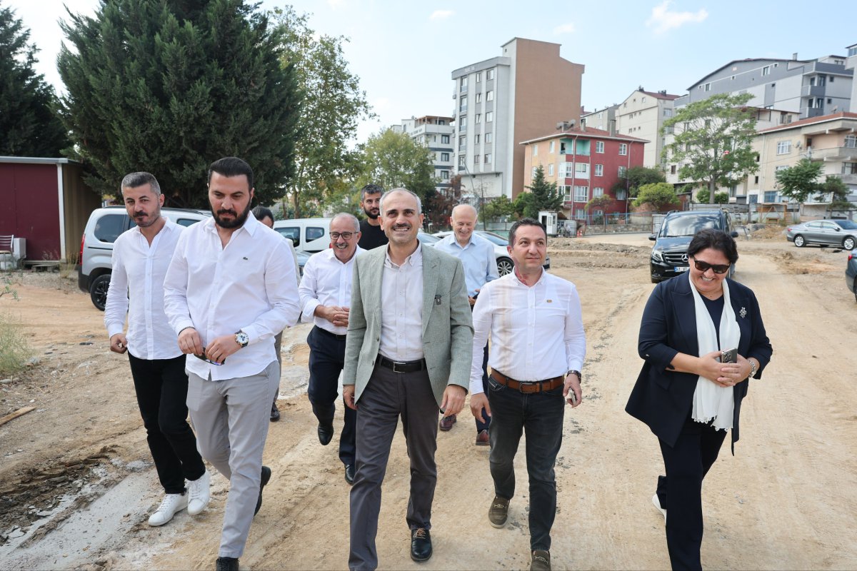 Çiftçi, yapımı devam eden projeleri inceledi