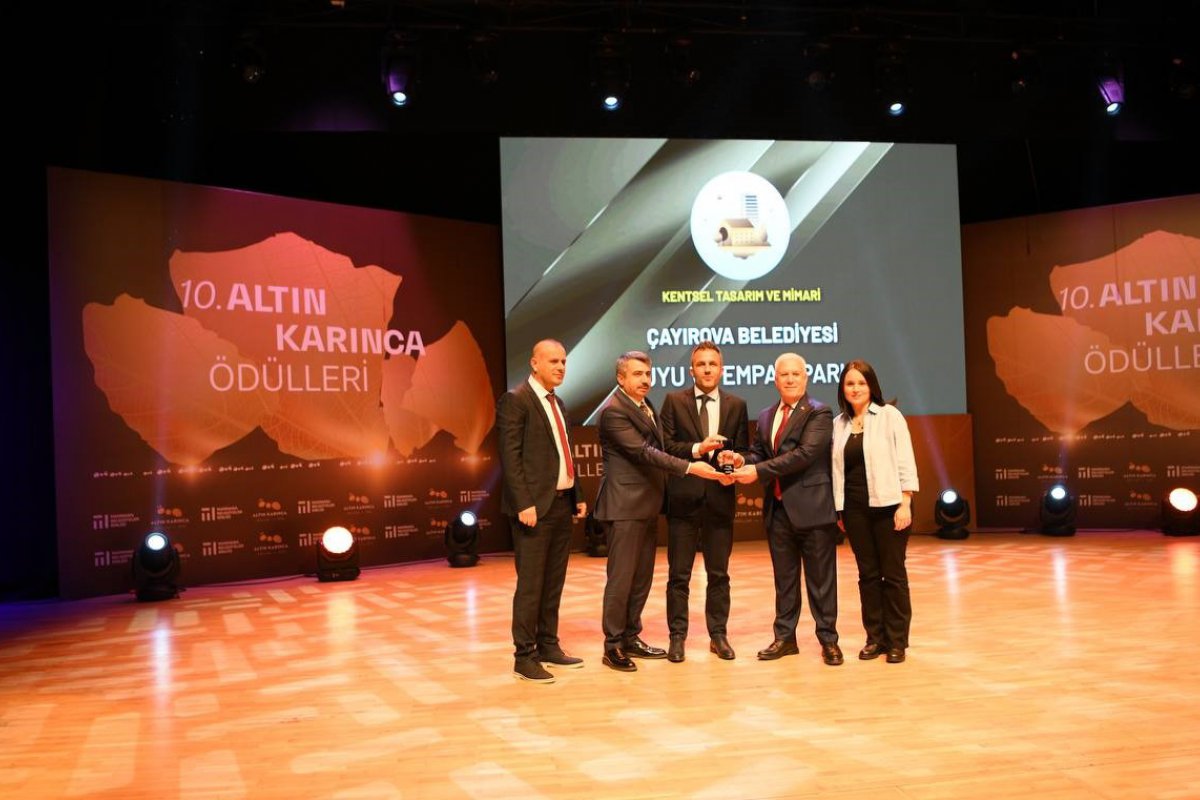 Çayırova Belediyesi’nin projesine ‘Altın Karınca’ ödülü